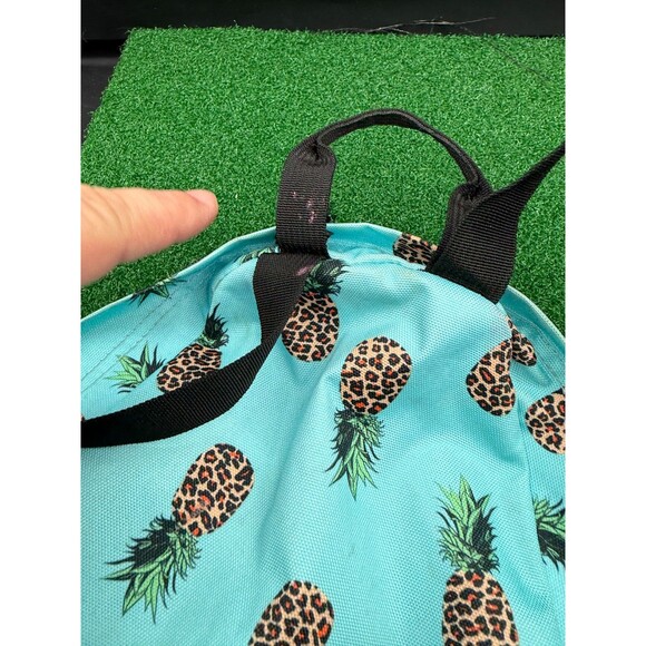 Jansport Half Pint Mini Backpack Blue Pineapple Print - Picture 6 of 9